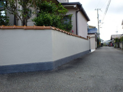 姫路で外壁塗装　太子町で塀塗装